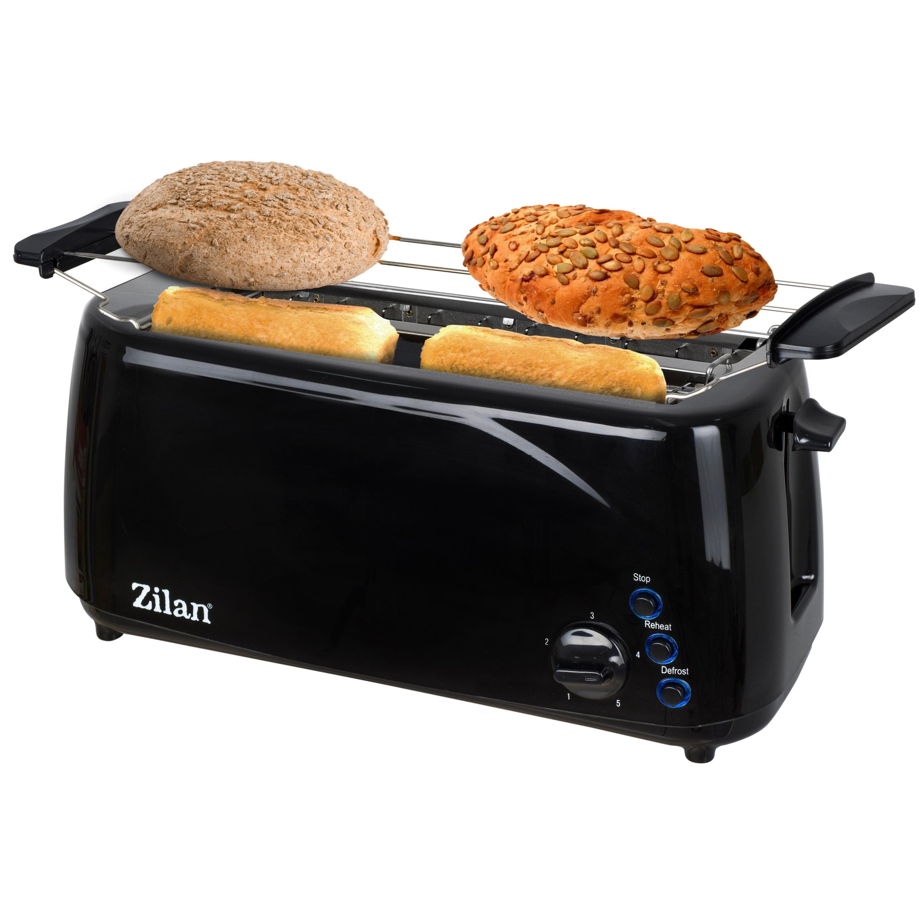 Image of Zilan Zln-2713 Black Toaster