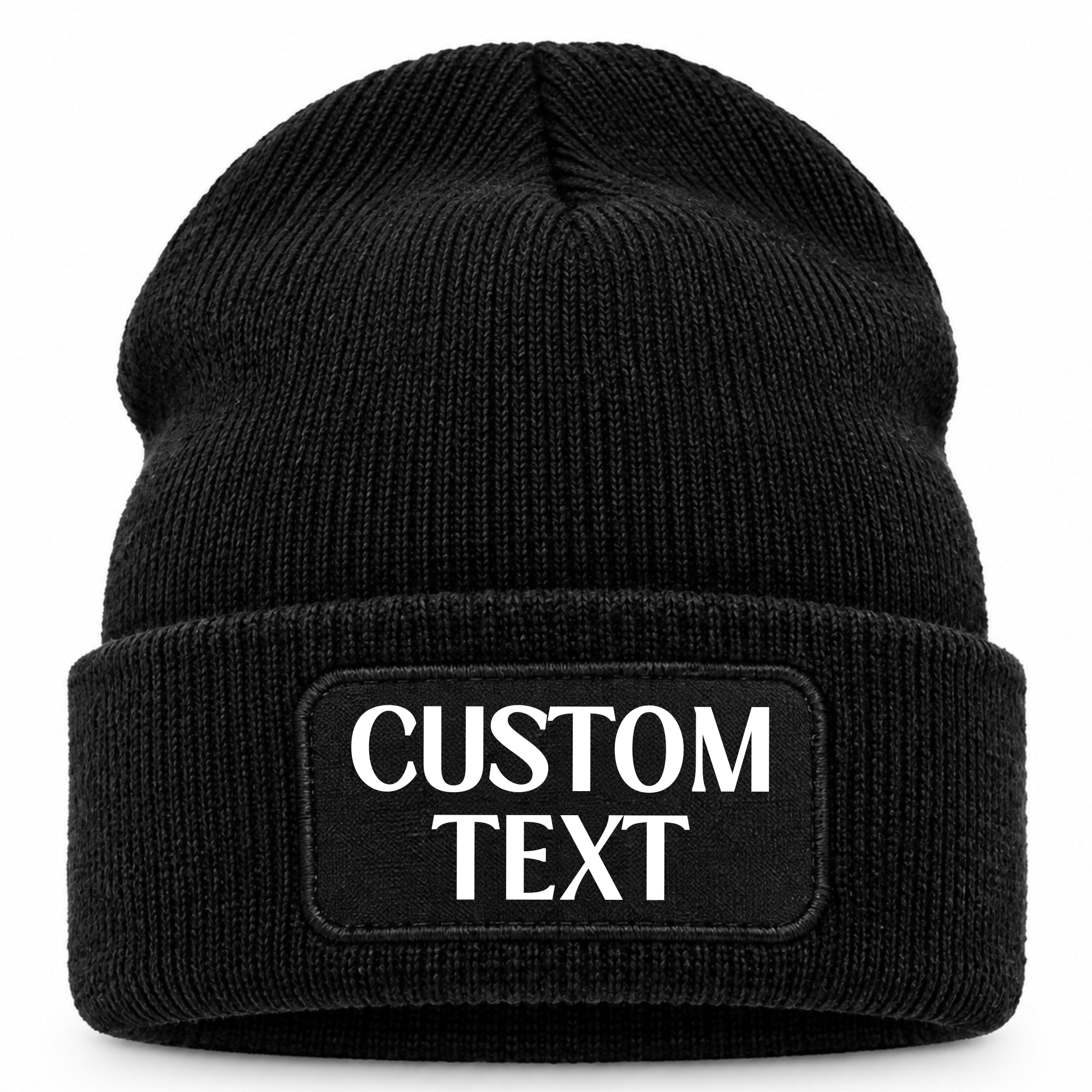 TEMU Personalised Beanie, Custom Hat For Men Women, Any Text, Name Winter Beanie, Unisex Hat Polyester