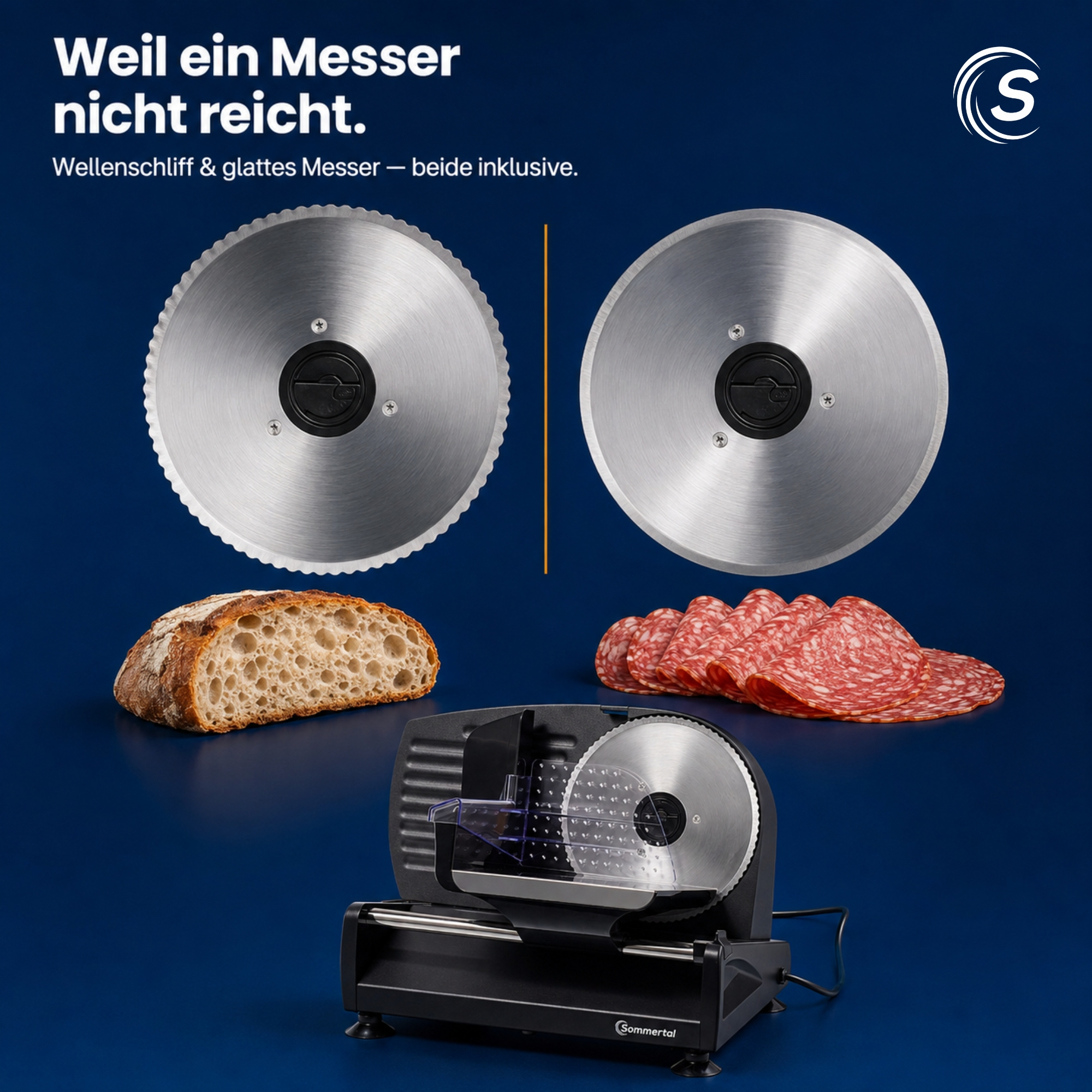 TEMU All-purpose Slicer As-190 Dual 200w | Electric Cutting Machine Bread Slicer | Stainless Steel With Serrated And | Modern Professional Cold Meat