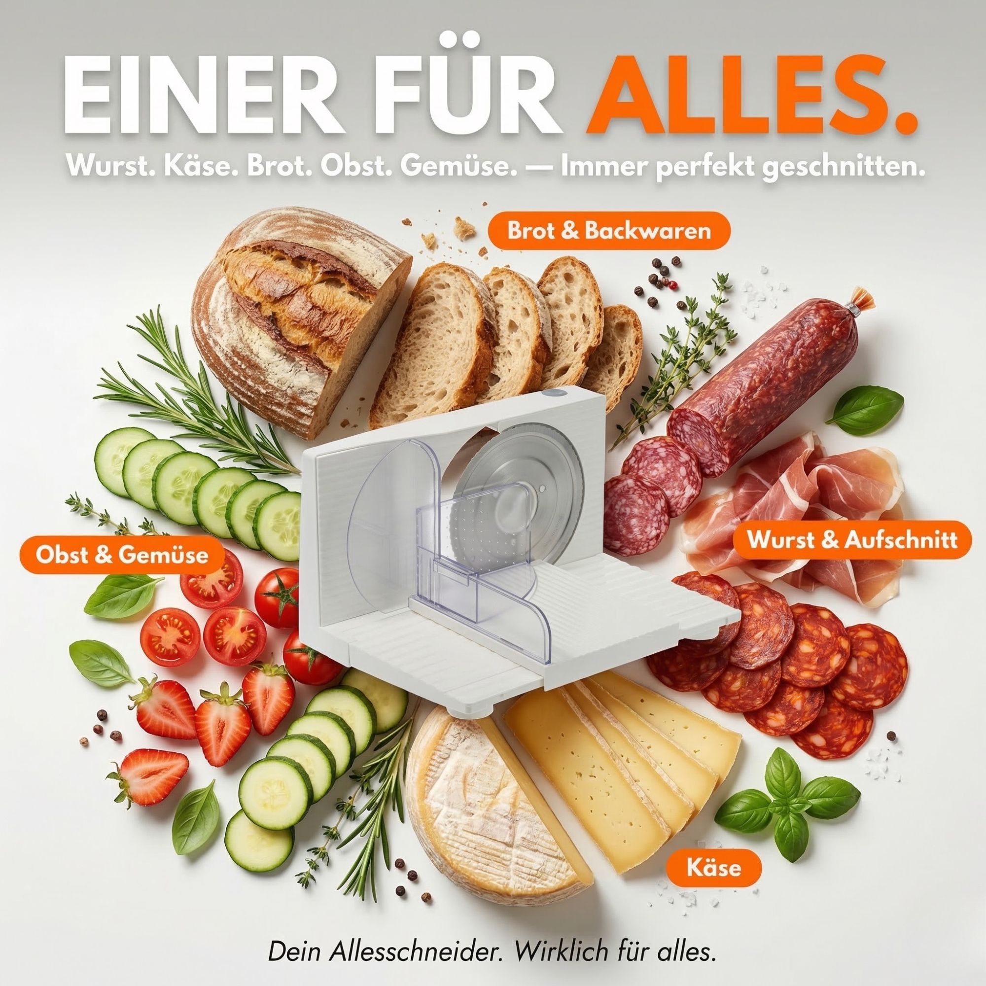 TEMU All-purpose Slicer As-170 150w | Space-saving Foldable | Electric Cutting Machine Bread Slicer | Stainless Steel Serrated | Professional Slicer,