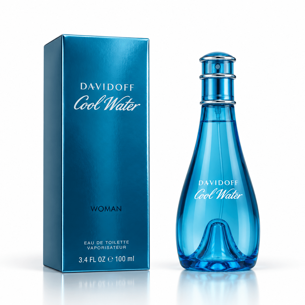 Image of Davidoff Cool Water Woman Eau De Toilette 100 Ml