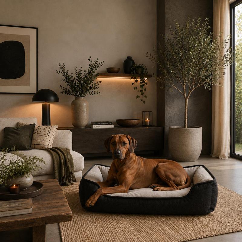 Image of 2-in-1 Dog Bed With Low Entry, Reversible Dog Crate For Versatile Use, Easy To Clean And Softly Padded, Cozy Sleeping And Resting For Dogs