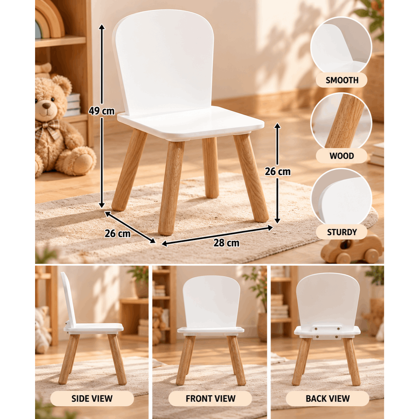 Image of Chair Model Chair - Chair Sold Individually, Category Chairs, Armchairs & Seats