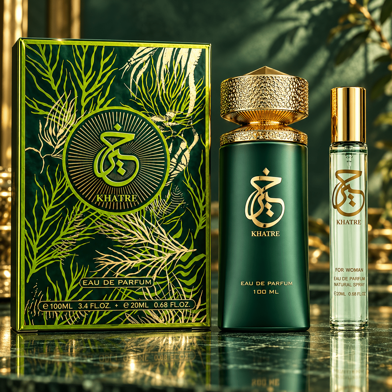 Image of Vert - Perfume Water For Women 100 Ml + Travel Spray 20 Ml