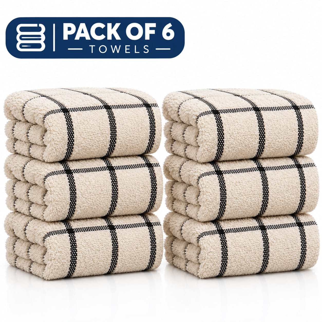TEMU Paños de Cocina Algodón Ultra Absorbentes y Secado Rápido – Bayetas Suaves Multiusos y Duraderas para Cocina, Secado de Platos y Limpieza del