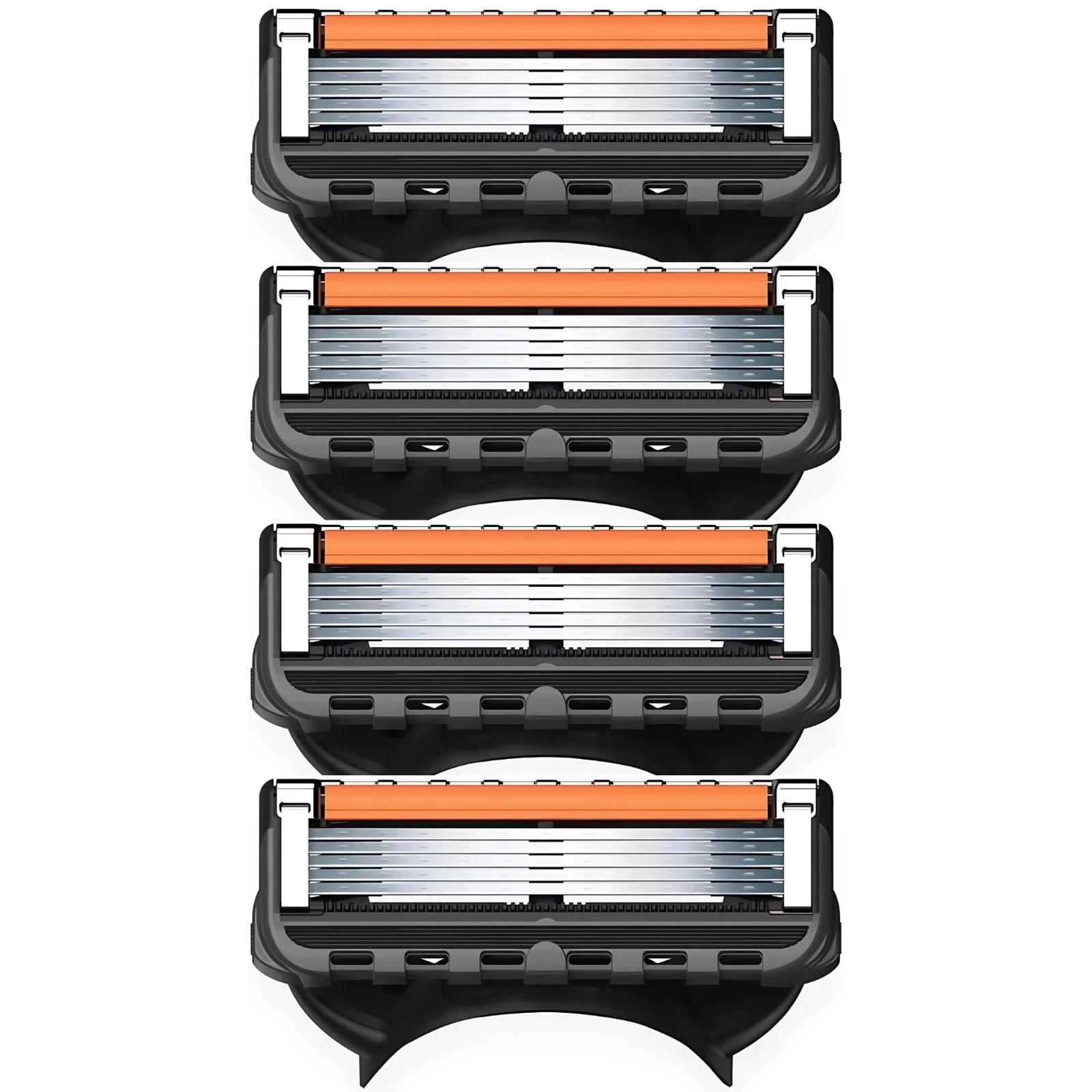 Image of Replacement For Gillette Fusion5 Proglide – 4-pack, 5-blade Stainless Steel