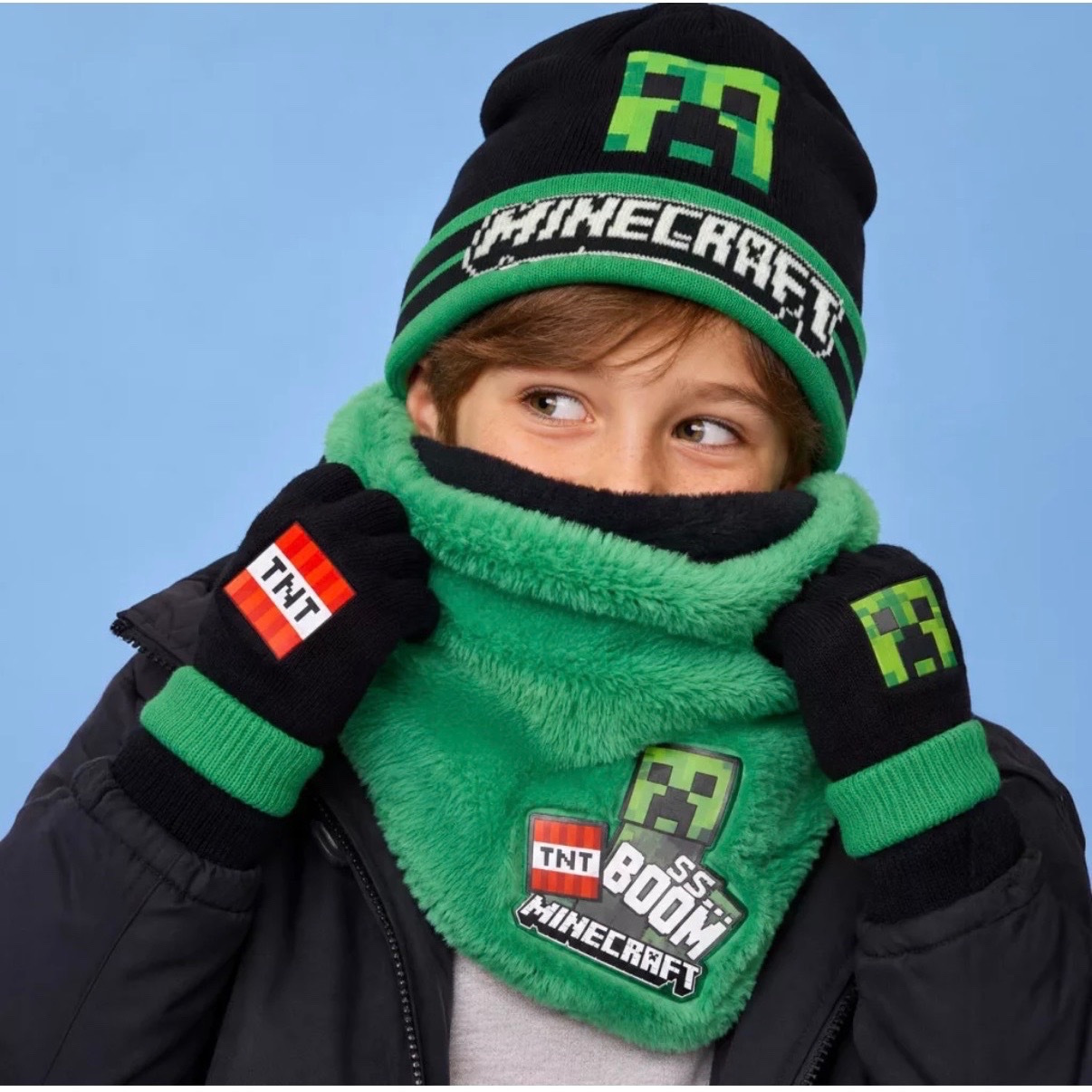 Image of Boom Deluxe Kids' Hat, Scarf, And Gloves Set