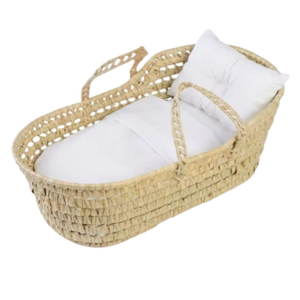 TEMU Capazo Cesta Canasta Natural Medidas 47Largox20Anchox14Alto cm con Dos Cesta para Decorar el Hogar o como