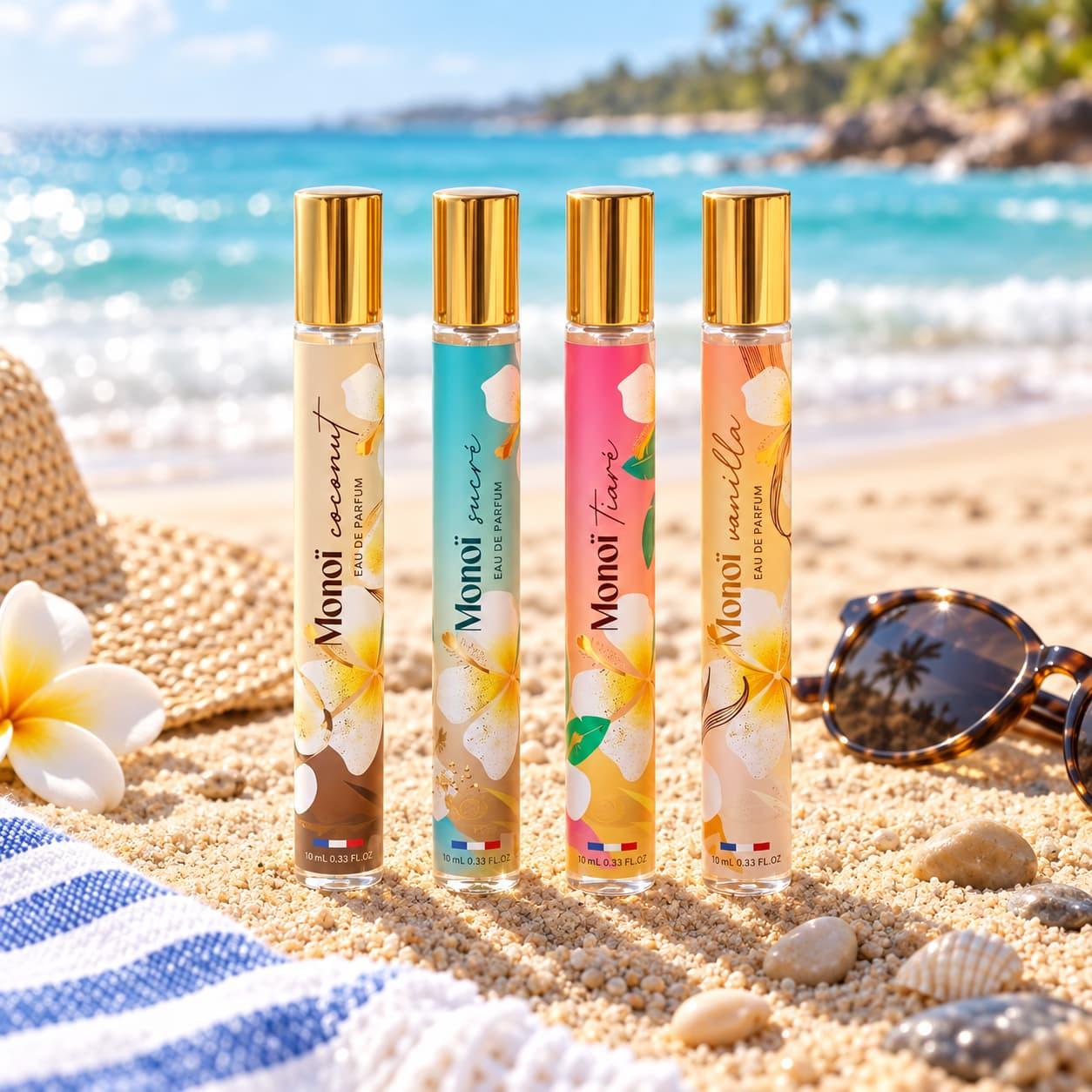 TEMU Pack 4 Parfums 35ml - 35ml, 35ml, Vanille 35ml& 35ml Eaux de Parfum , Parfum de Poche- Collection Platinum
