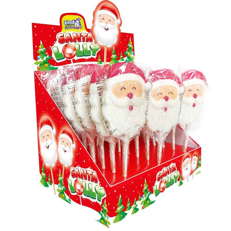 Image of Sweet Flash Santa Lolly 80g