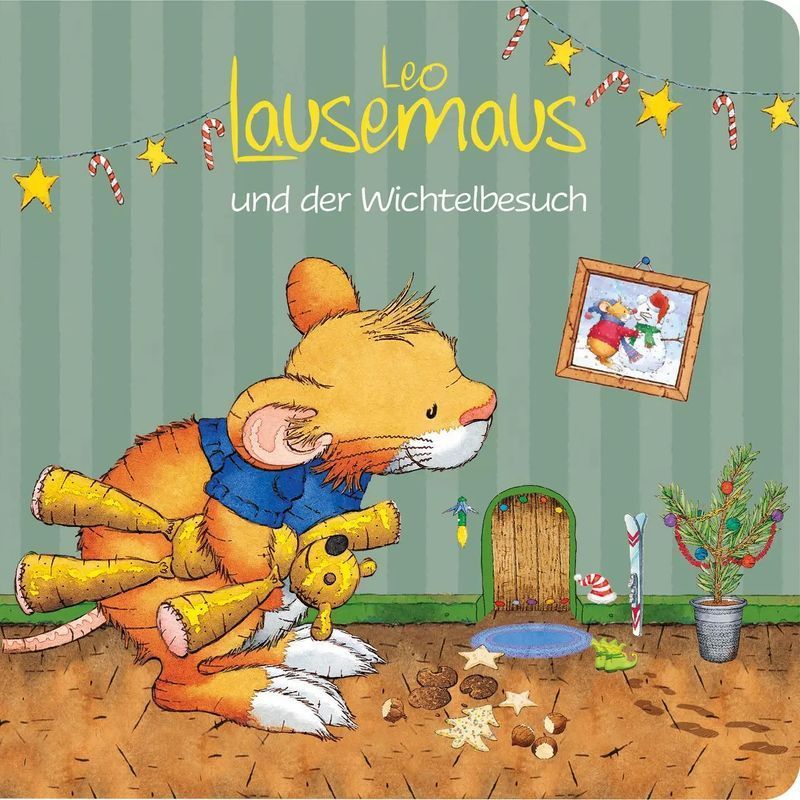 Image of Leo The Sleepy Mouse And The Elf Visit - Book - Christmas Elf Story For Children - Sophia Witt - 16 Pages - German - 2025 - Lingen, Helmut Verlag - Ean 9783963473845