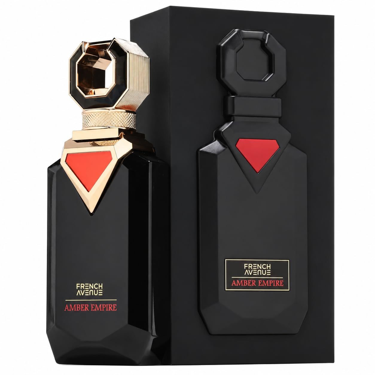 Image of French Amber Empire Eau De Parfum 100 Ml Unisex Luxury Perfume Long-lasting Warm Oriental Amber Spicy Fragrance With Cinnamon Vanilla Benzoin Sandalwood Bean Gift Edp