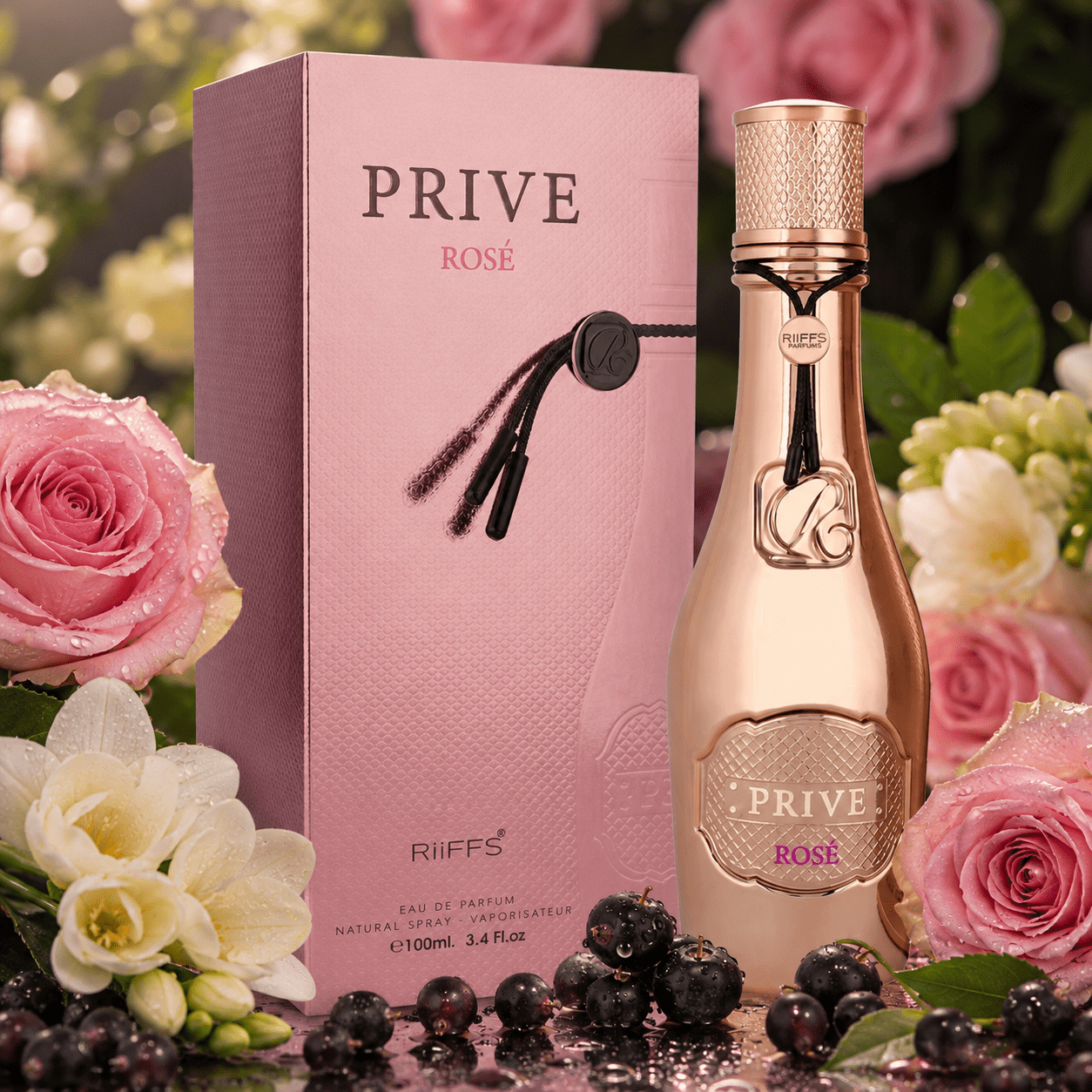 Image of Riiffs Private Eau De Parfum 100 Ml Ladies' Perfume Long-lasting Musk Scent With Vanilla Patchouli Notes Edp Gift