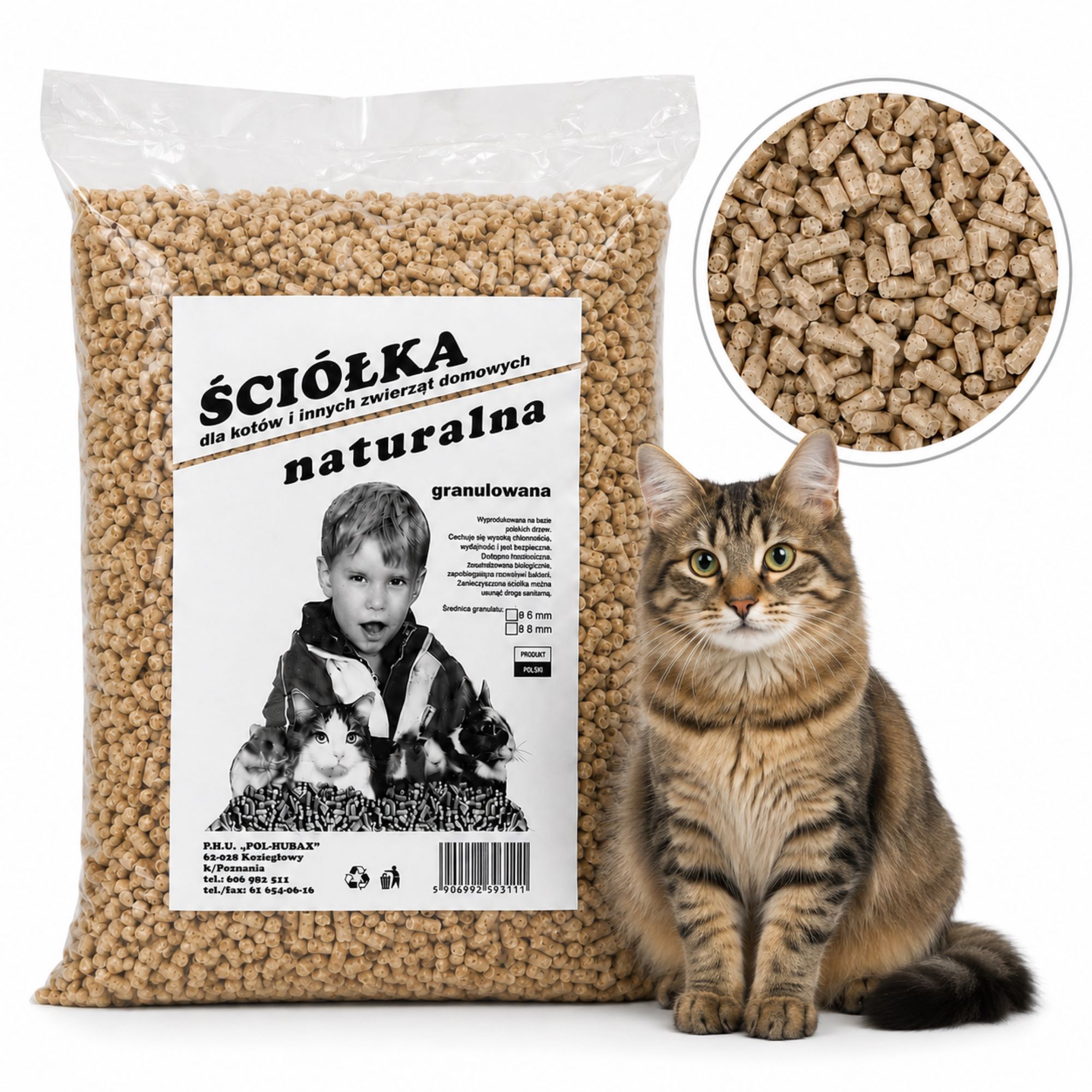 Image of 30 Liter Cat Litter, Small Animal Bedding Pellets, Wood Pellets For Cats, Rabbits, Hamsters, Guinea Pigs, Rodents, Absorbent Cage And Litter Box Liner