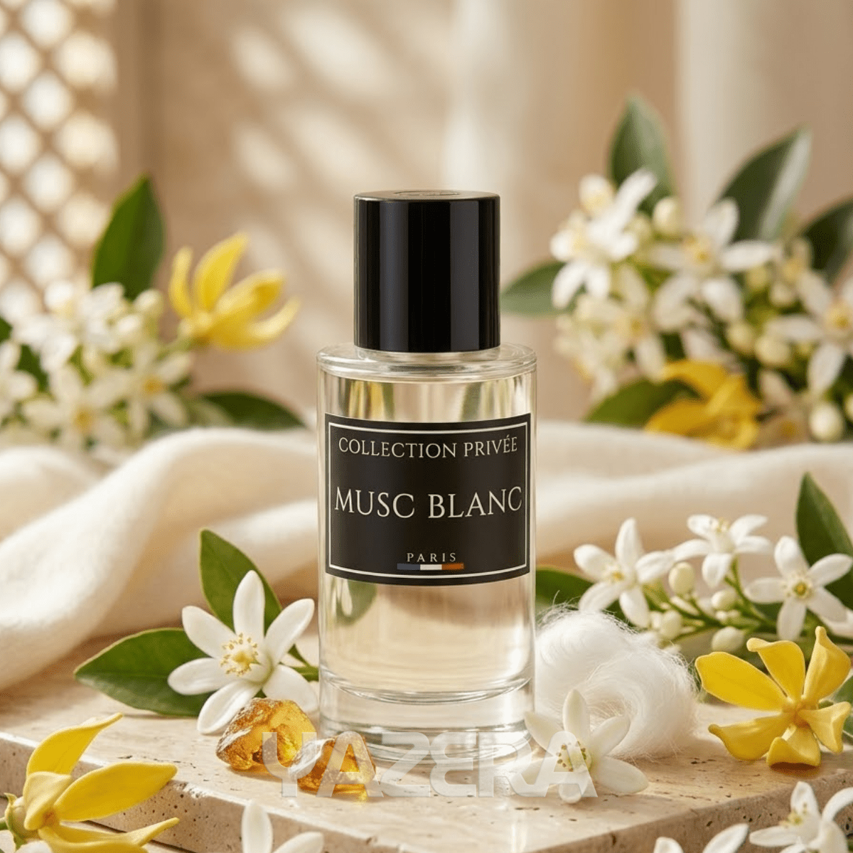 TEMU Collection Privée - Musk Blanc Eau de Parfum 50ml Unisexe, Senteur , Poudrée et Longue Tenue