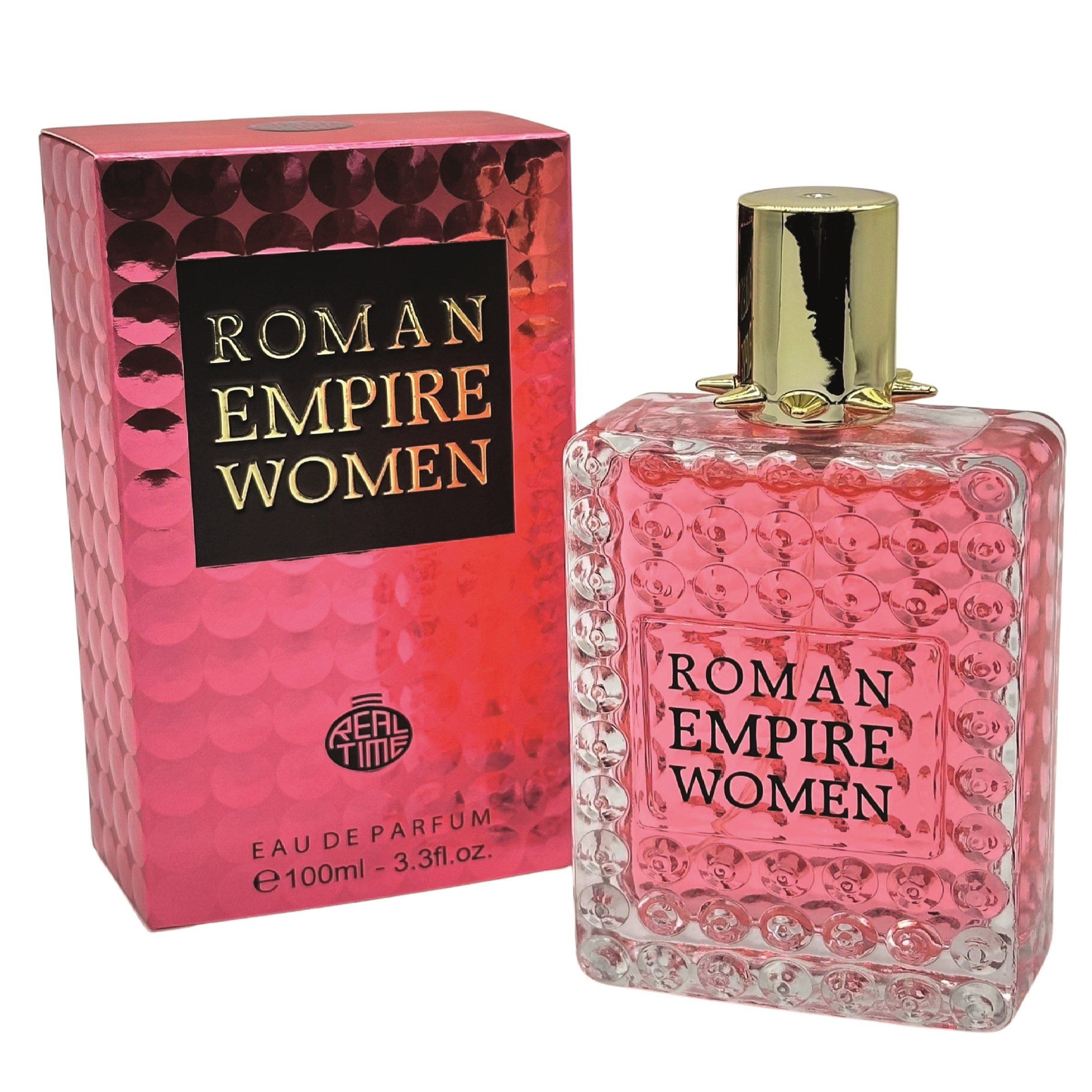 Image of Real Time Roman Empire Women Eau De Toilette 100ml / 3.4 Fl Oz – Elegant Floral Perfume For Women With Jasmine, Vanilla & Cashmere Wood – Long-lasting Daily Fragrance