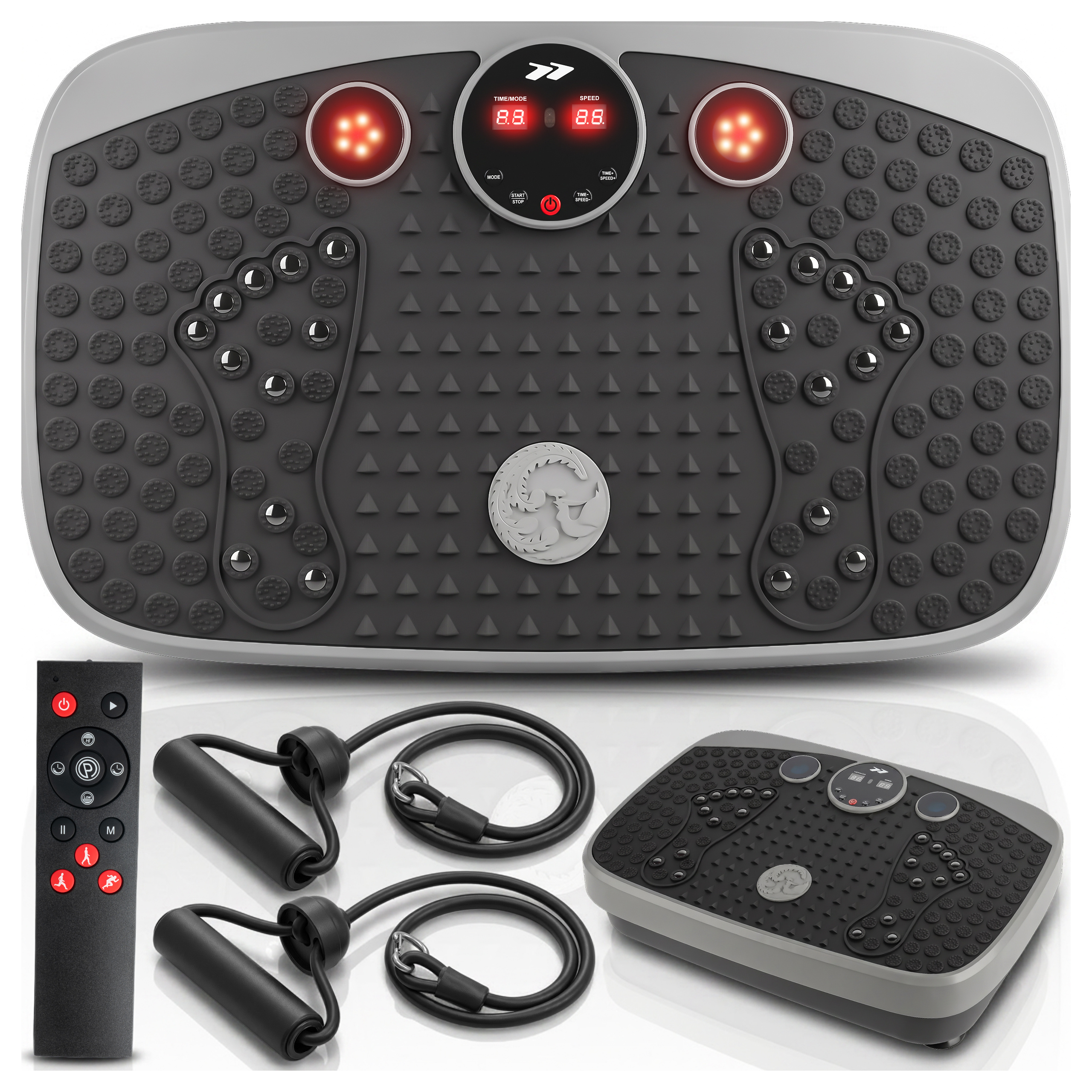Image of Vibrating Exercise Platform With Bluetooth Speaker Pilot 150kg Max