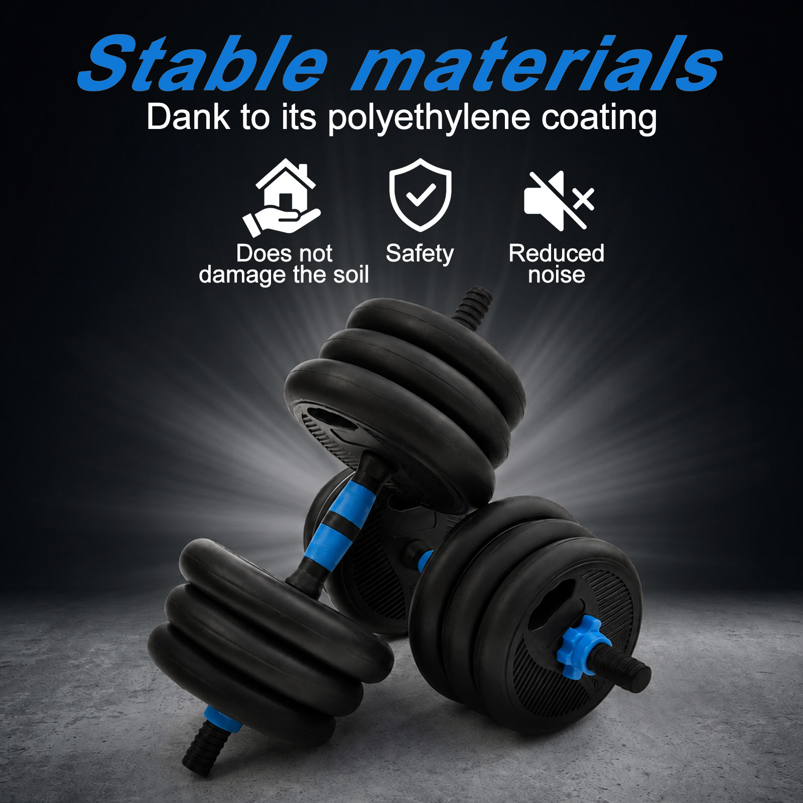 20 kg 6-in-1 Multifunctional Adjustable Dumbbell Set