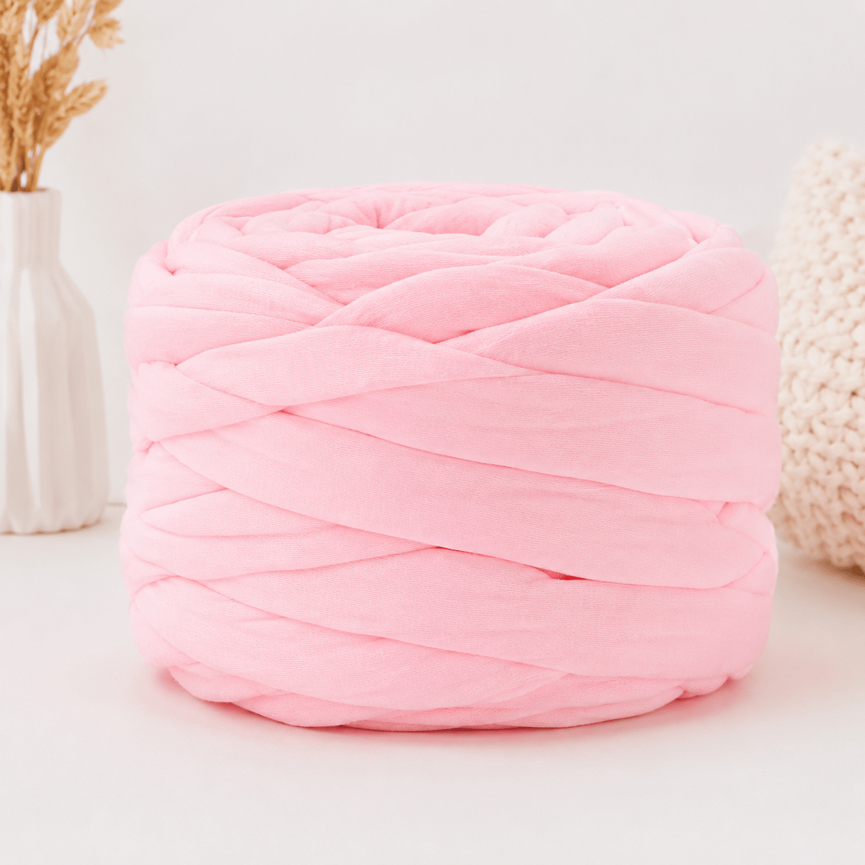 Image of Kaela Giant Chunky Yarn 300g – Soft Chenille Tube Yarn For Hand Knitting, Crochet Blankets & Diy Crafts