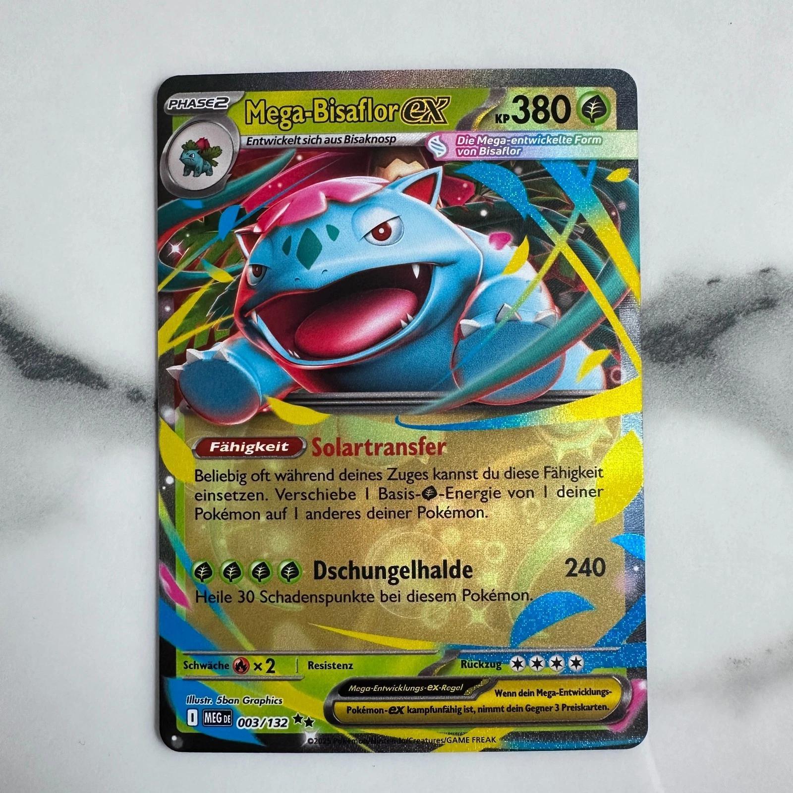 Mega- Ex 003/132 Meg 003 Mega-evolutions Double Rare German Nm