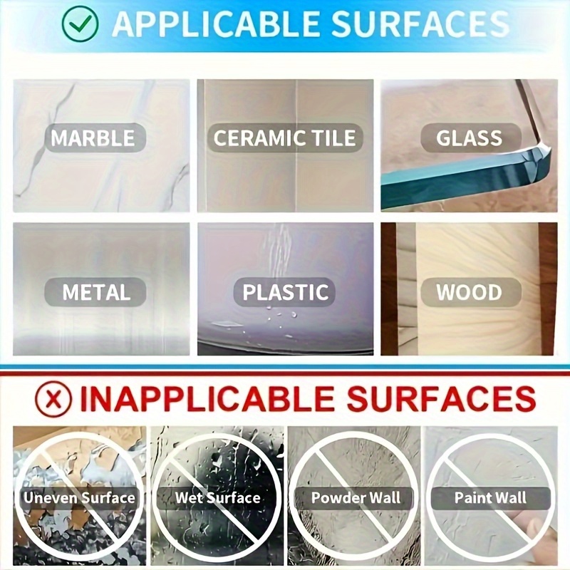 100pcs Super Strong Double-Sided Tape, Transparent