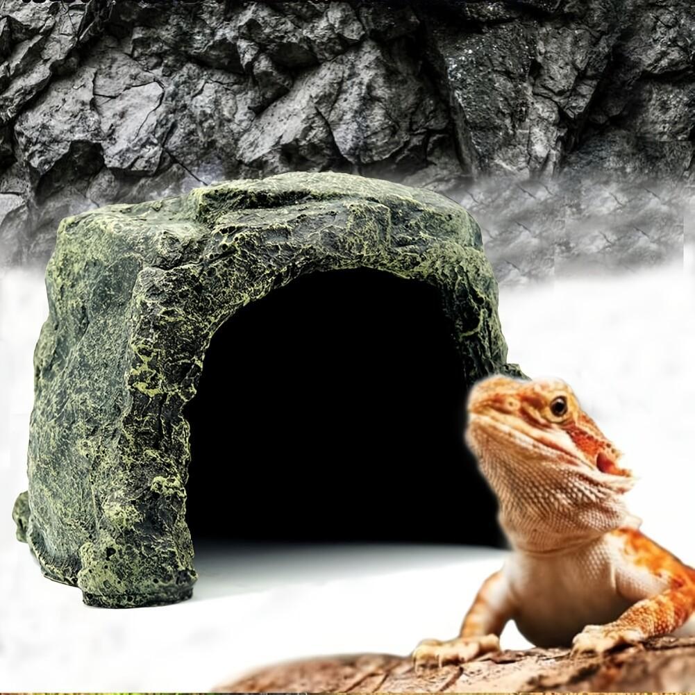 Simulated Rock-Shaped Aquarium Hideaway for Fish