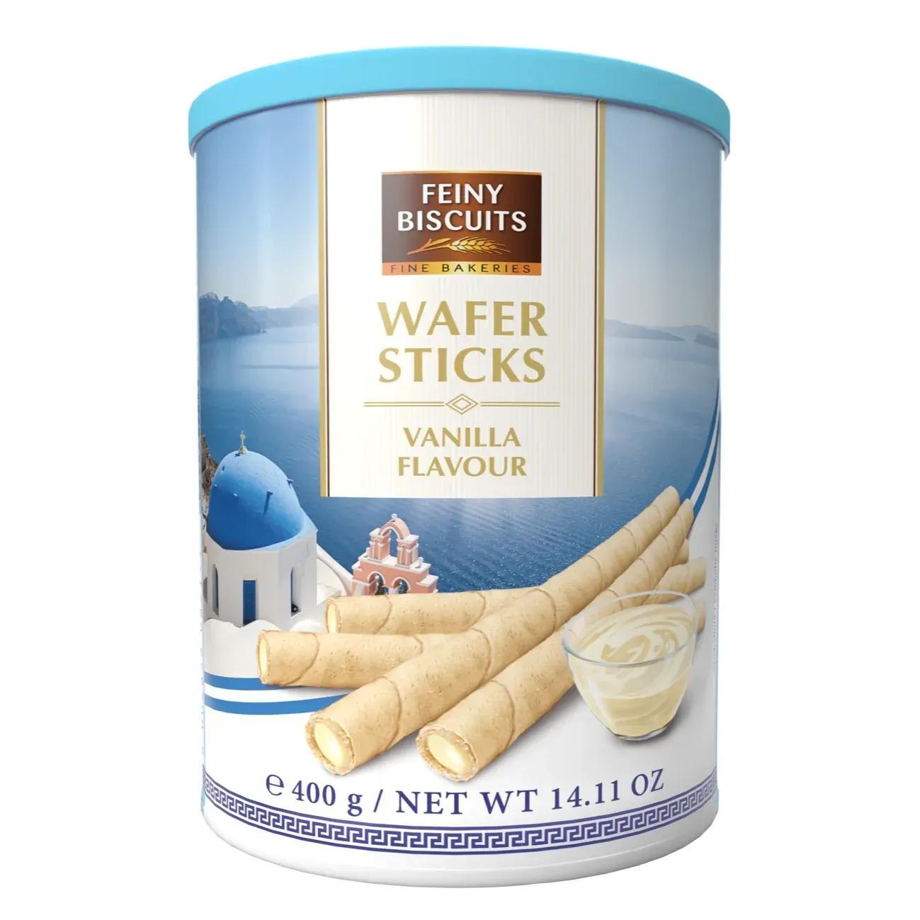 Waffle Rolls With Vanilla Flavor Cream 400g