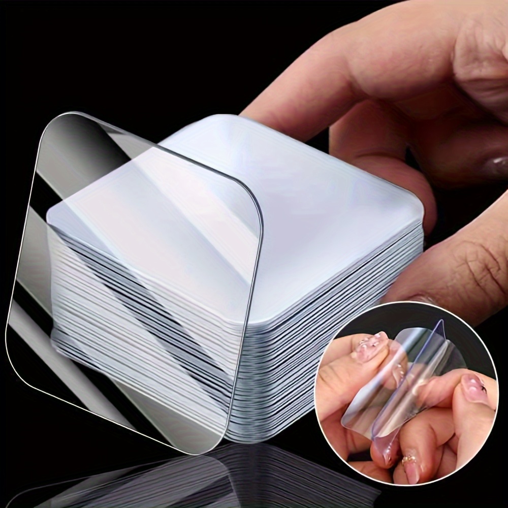100pcs Super Strong Double-Sided Tape, Transparent