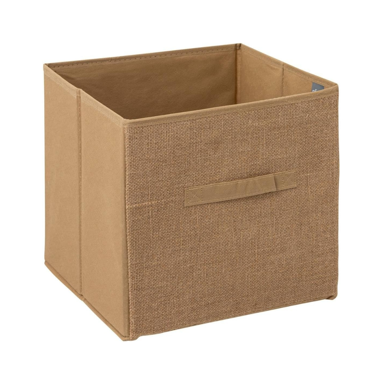 TEMU Organizadora Decorativa de Tela 31x31x31cm, de Almacenamiento Plegable con Cartón y Asa, para Estantería, Armario y Decoración del Hogar