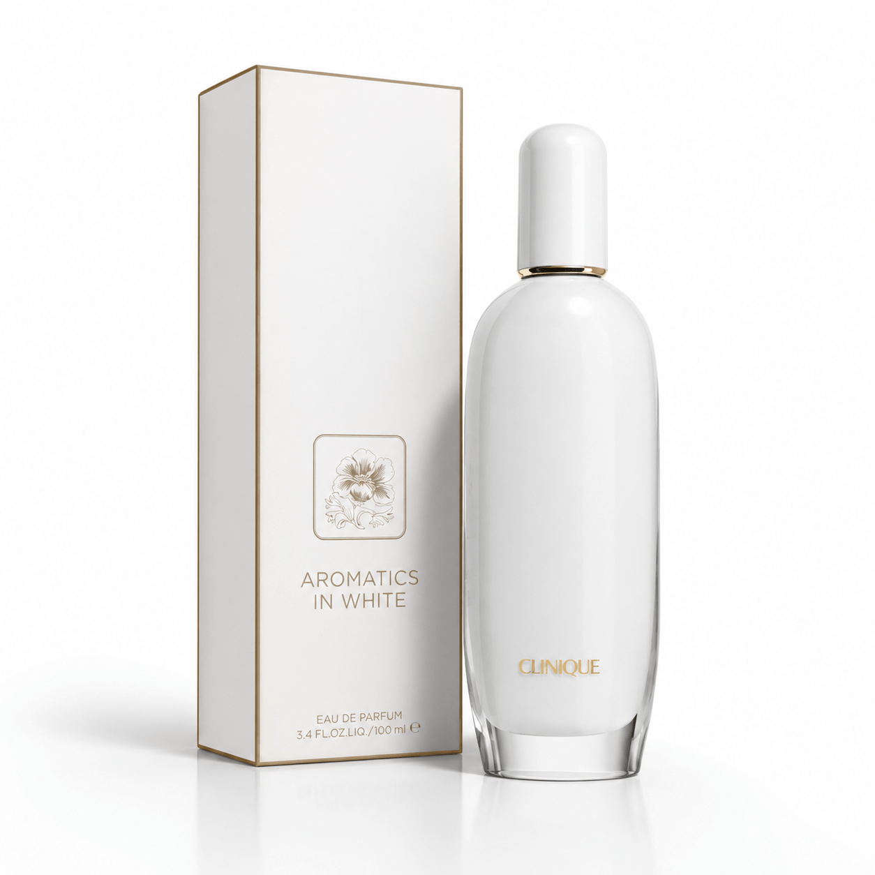 Clinique In White – Women's Eau De Parfume 100 Ml, Oriental Floral Fragrance With Notes Of Rose, Orange , Amber, And Vanilla