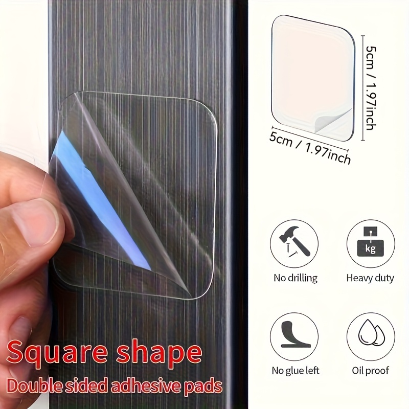 100pcs Super Strong Double-Sided Tape, Transparent