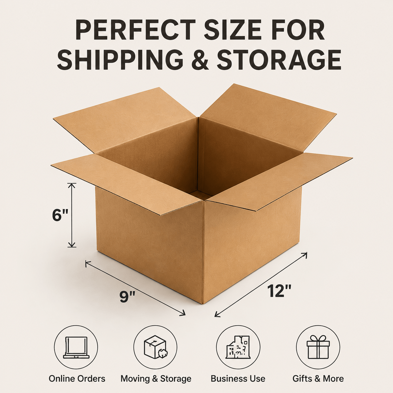 25 pcs 12x9x6 inches 30 5x22 9x15 2cm brown shipping wall parcel carton boxes for packing shipping storage boxes   moving boxes lightweight shipping container compact storage box reinforced packaging moving supplies shipping