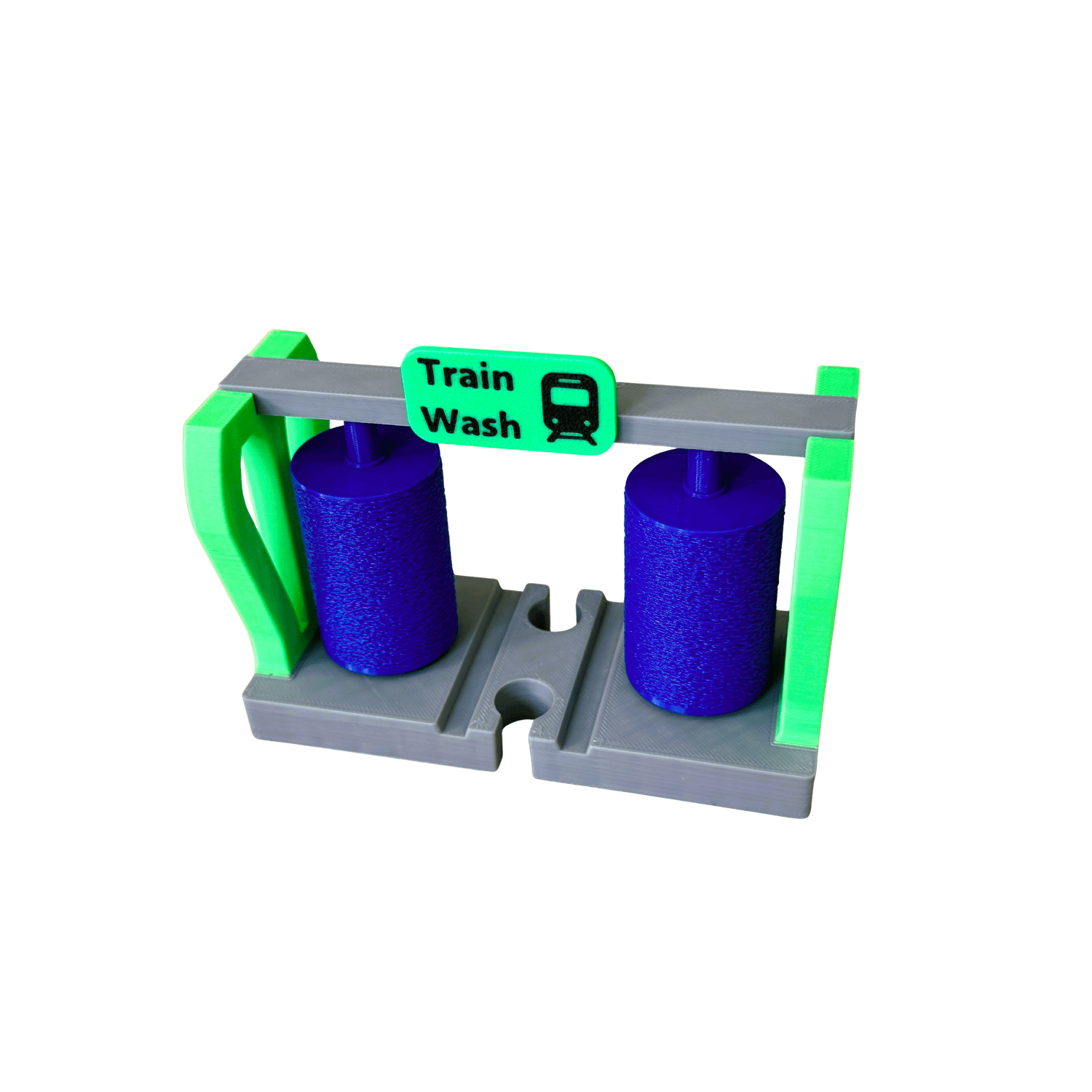 Train Wash For Wooden Trains Set 3d Model
