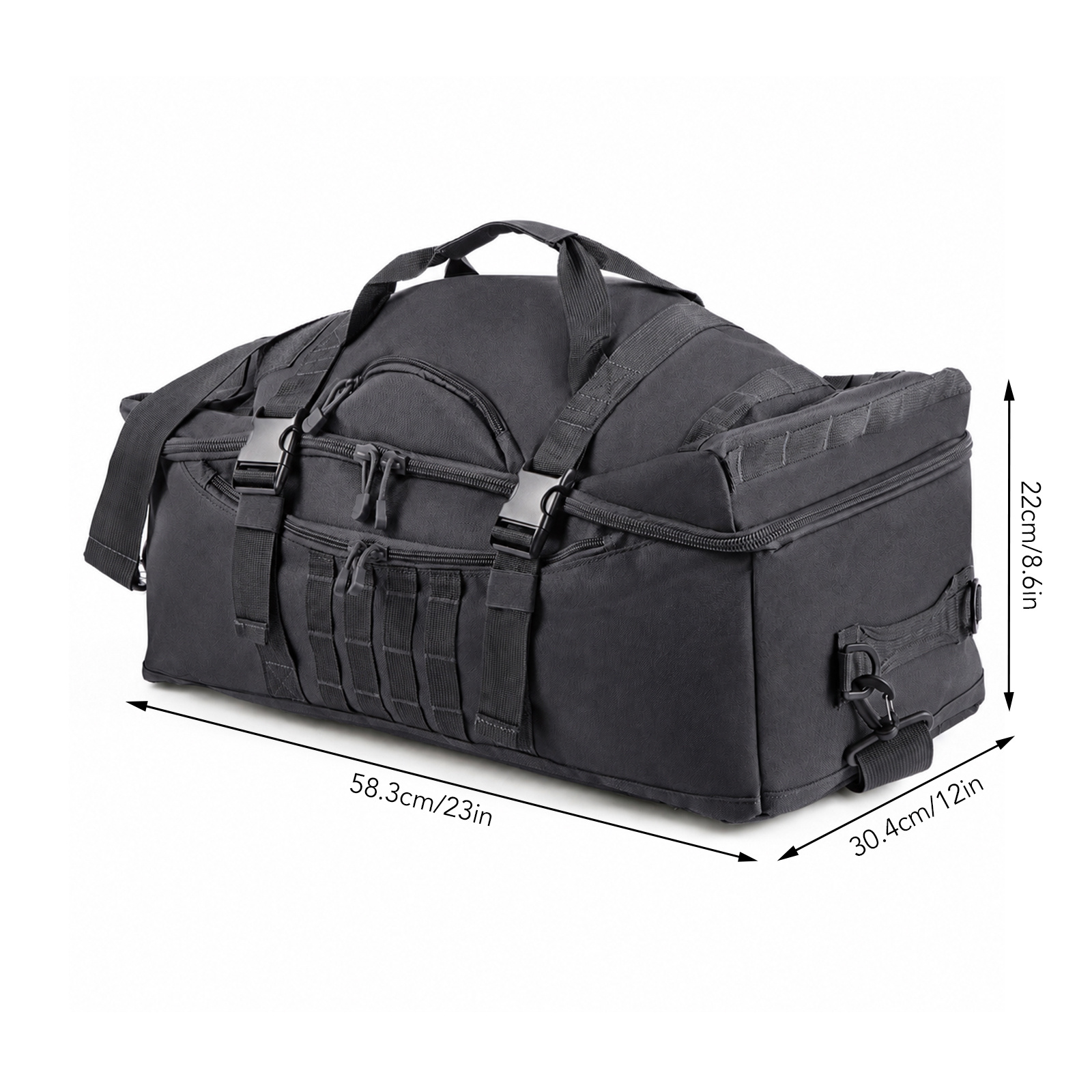 600D Large Foldable Travel Duffel Bag for Men & Women