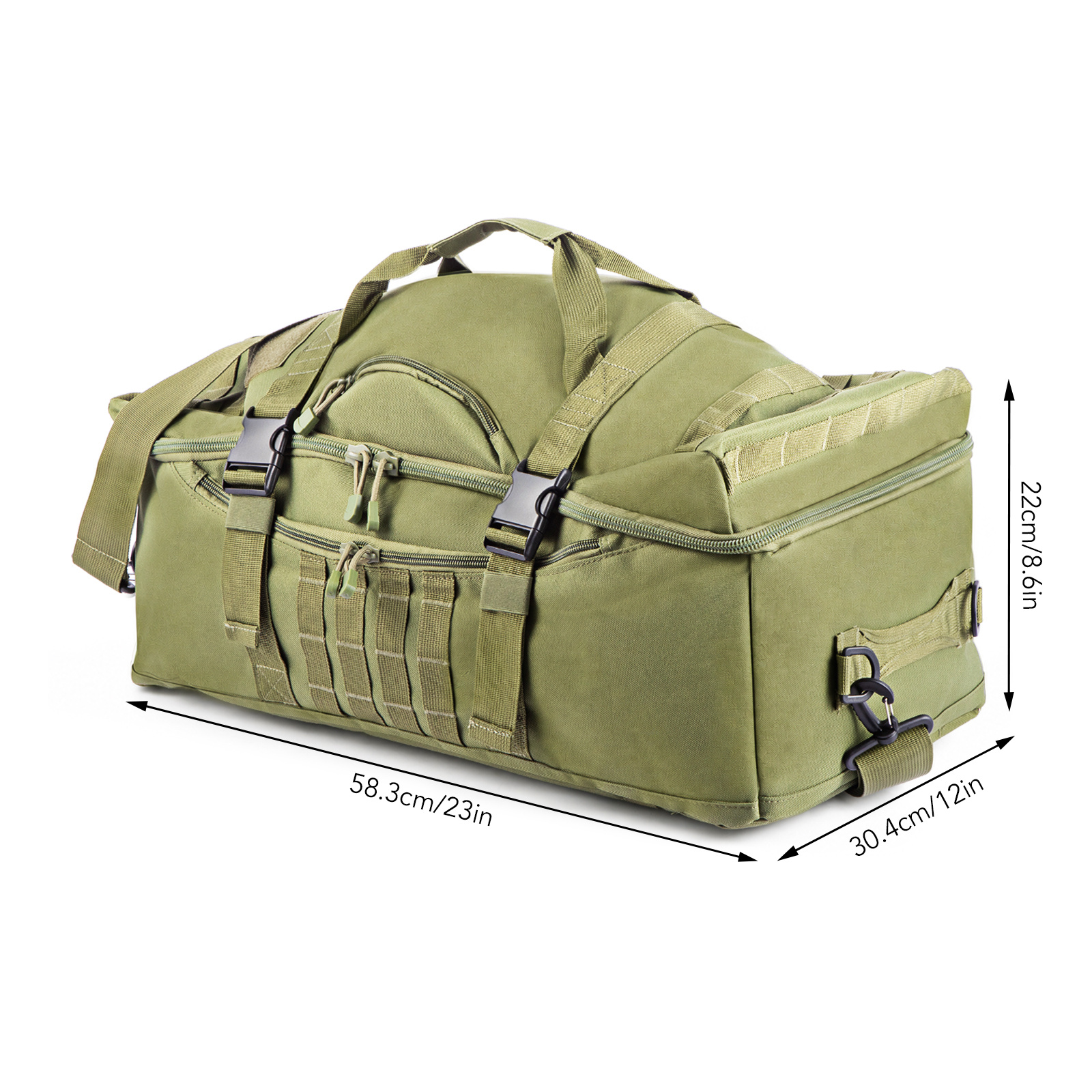 600D Large Foldable Travel Duffel Bag for Men & Women