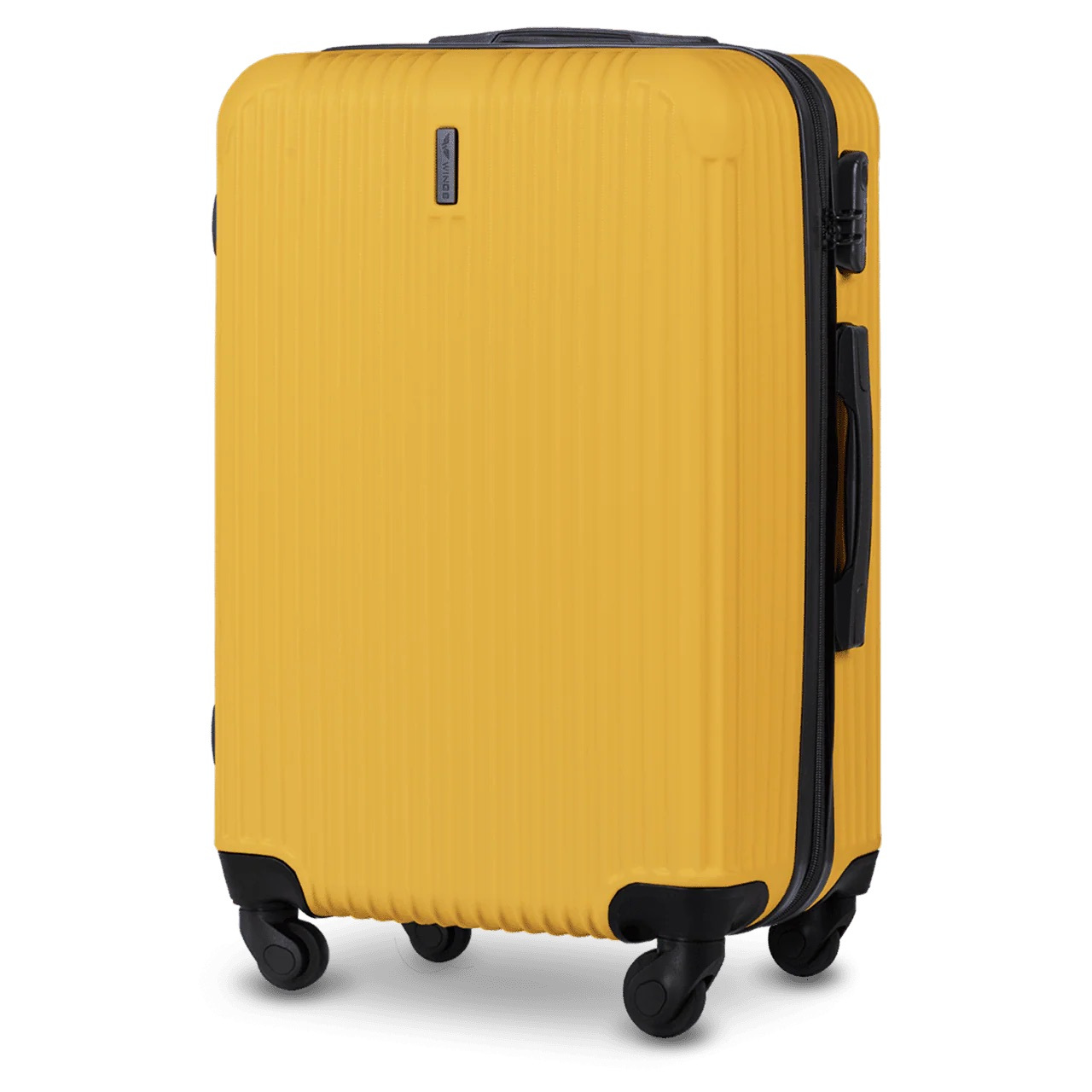 poza articolului set de   din 3 piese  +   (28/24/20) cu carcasă dură durabilă | roți rotative 360° | lacăt tsa | pentru călătorii în cabină, mare și   |  . 75 x 50 x 30 cm / 64.5 x 44 x 26.5 cm / 55 x 40 x 20 cm | culori:  , negru | gratuit la bord