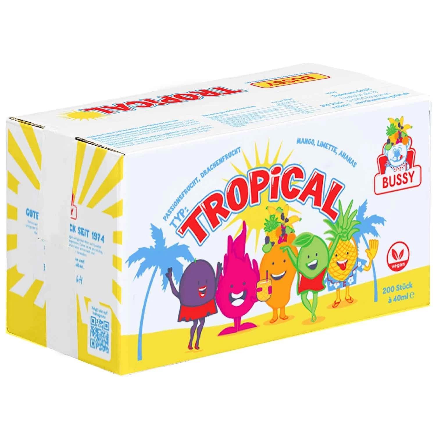 200 Busy Tropical Ice Cream 5 Tropicana Varieties A 40ml Mix By Busemann For Self-freezing