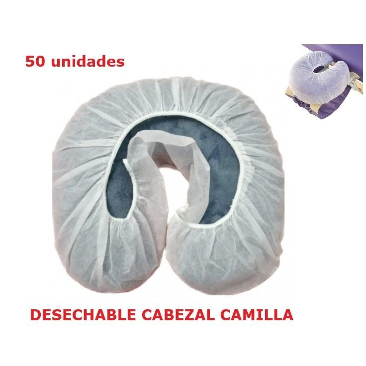 TEMU Fundas desechable cabezal con goma ajustable camilla mesa - 50 unidades