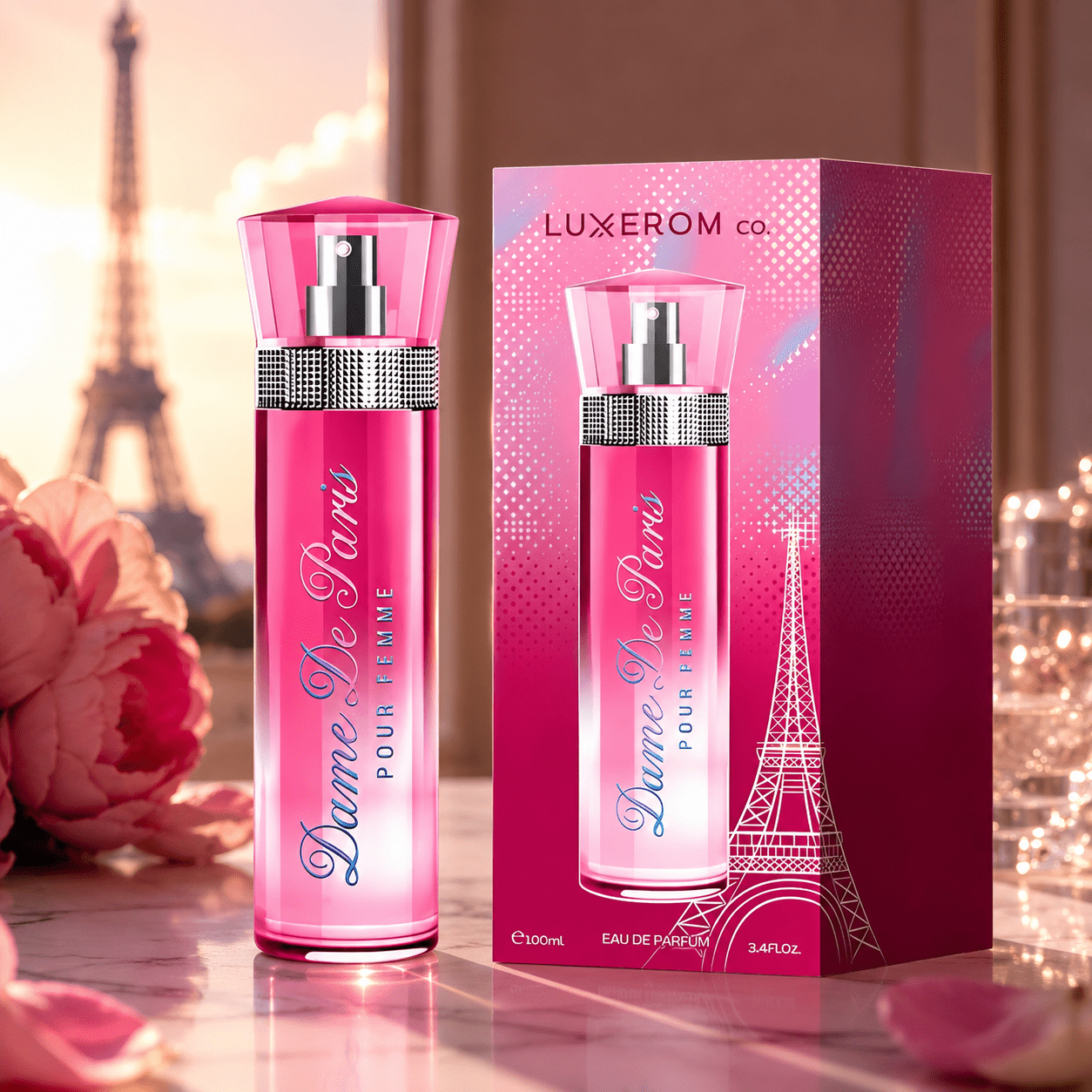 Image of For Women By Luxerum - Eau De Parfum 100 Ml - Elegant Feminine Fragrance With Fruity, Floral, And Vanilla Notes. Sophisticated For Daily Use And Special Occasions - 24h Shipping.