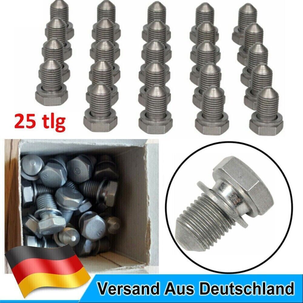25pcs Oil Drain Screw Oil Pan M14x1.5 Length For Seat Å¡koda Vw N90813202
