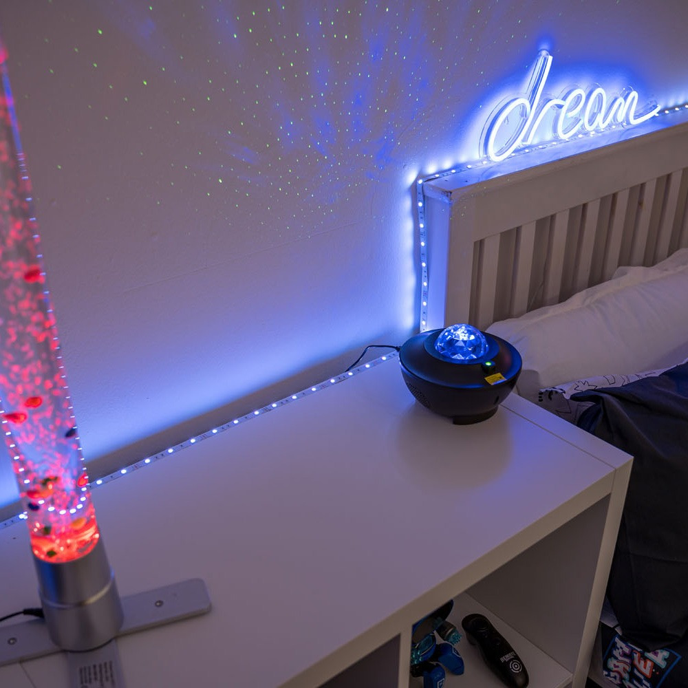 Pack of 2 Smart LED Strip Multi-Coloured Lights with App & Remote Control