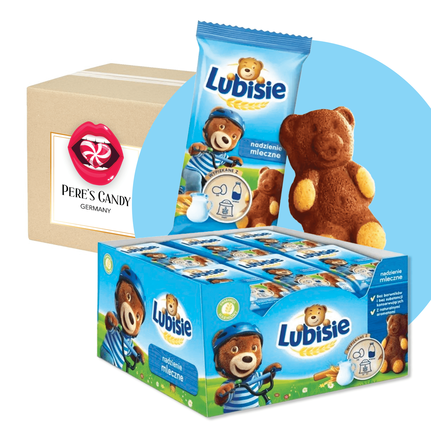 Love Milk Thekendisplay - Biscuit Cakes With Milk Filling 24x 30g