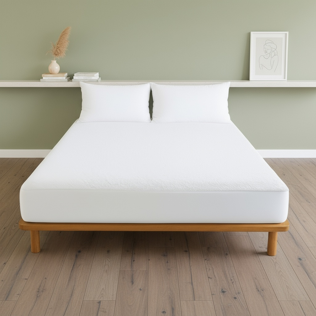 TEMU Protector Colchón 27cm, Ajuste 360° Transpirable , Lavable a Máquina, Múltiples tamaños para cama