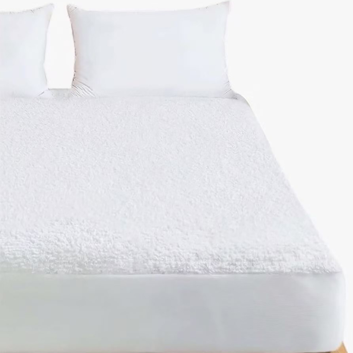 TEMU Protector de Colchón Sabána 90x190 105x190 135x190 150x190 Ropa de Cama Bajera Sin Tratamientos Químicos Largo 190/200cm Alto 30cm