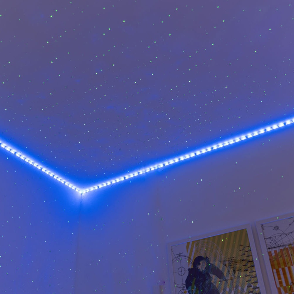 Pack of 2 Smart LED Strip Multi-Coloured Lights with App & Remote Control