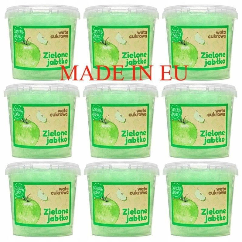 Image of Cotton Candy 1l Z. Apples Set Of 9 Pieces Gift Sweets Fluffy Sweet For Cocktails Decoration Cake For Kids Sugar Sweets