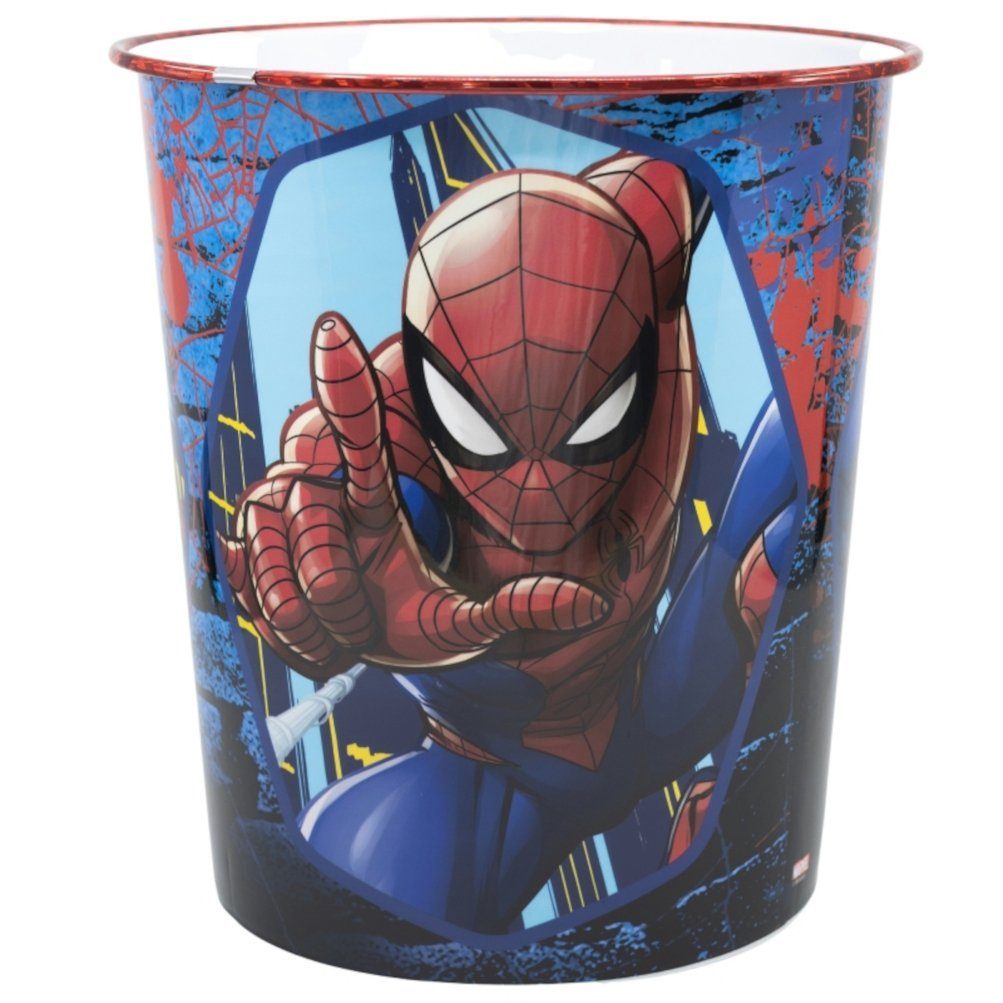 Spiderman Kids Paper Bin Trash Can Plastic Waste Bin Bucket