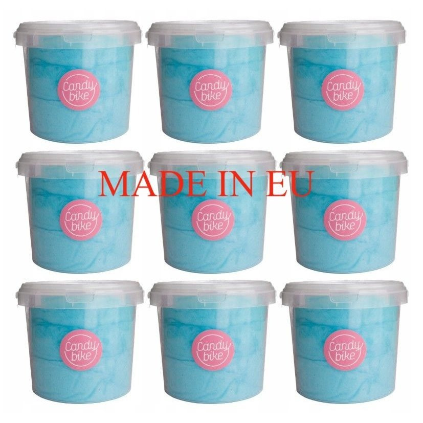 Image of Sugar Water 1l Blue Set Of 9pcs Gift Sweets Fluffy Sweet Set Party For Cake Decoration Tort Fluffy S Bar Baby Shower Kids' Party