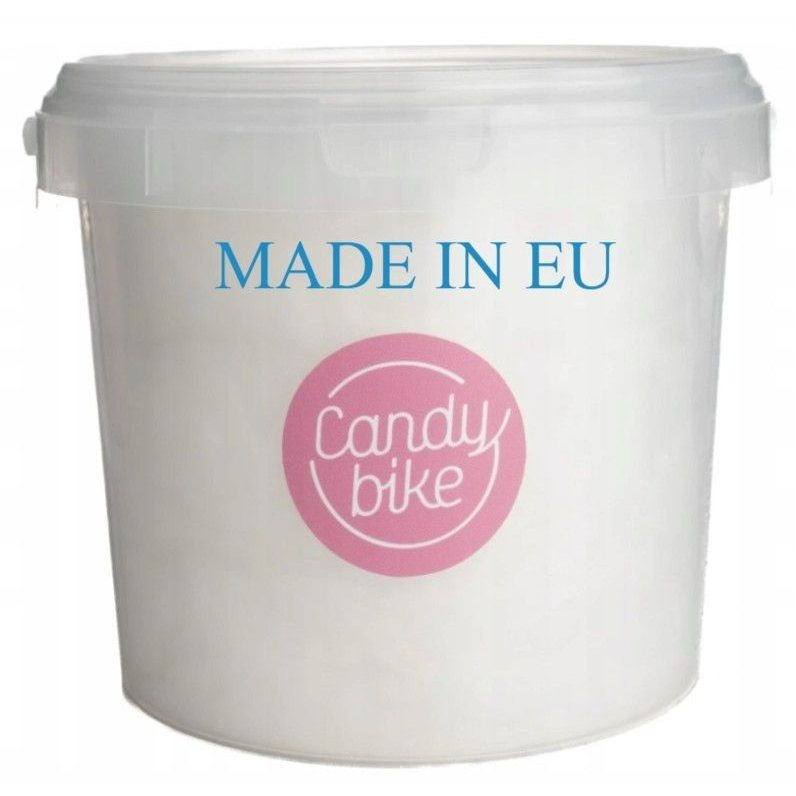Image of White Sugar Marshmallow 1l In A Bucket As A Gift Sweet Fluffy Sweet White Sugar Marshmallow As A Gift White Marshmallow