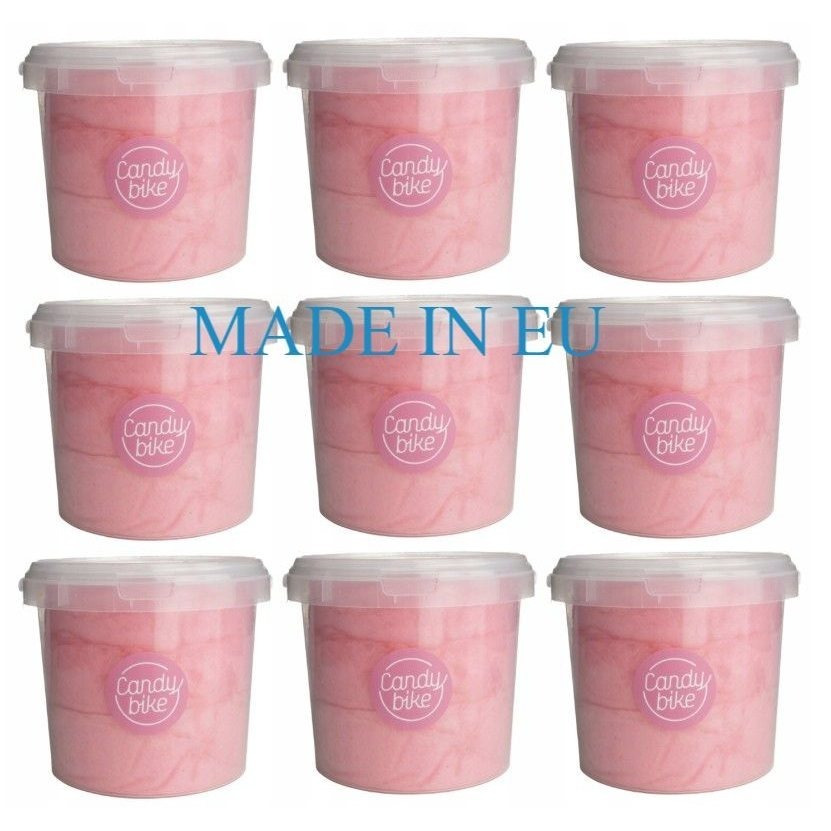 Image of Sugar Water 1l Pink Set Of 9pcs Gift Sweets Fluffy Sweet Set Party For Cake Decoration Tort Fluffy S Bar Baby Shower Kids' Party
